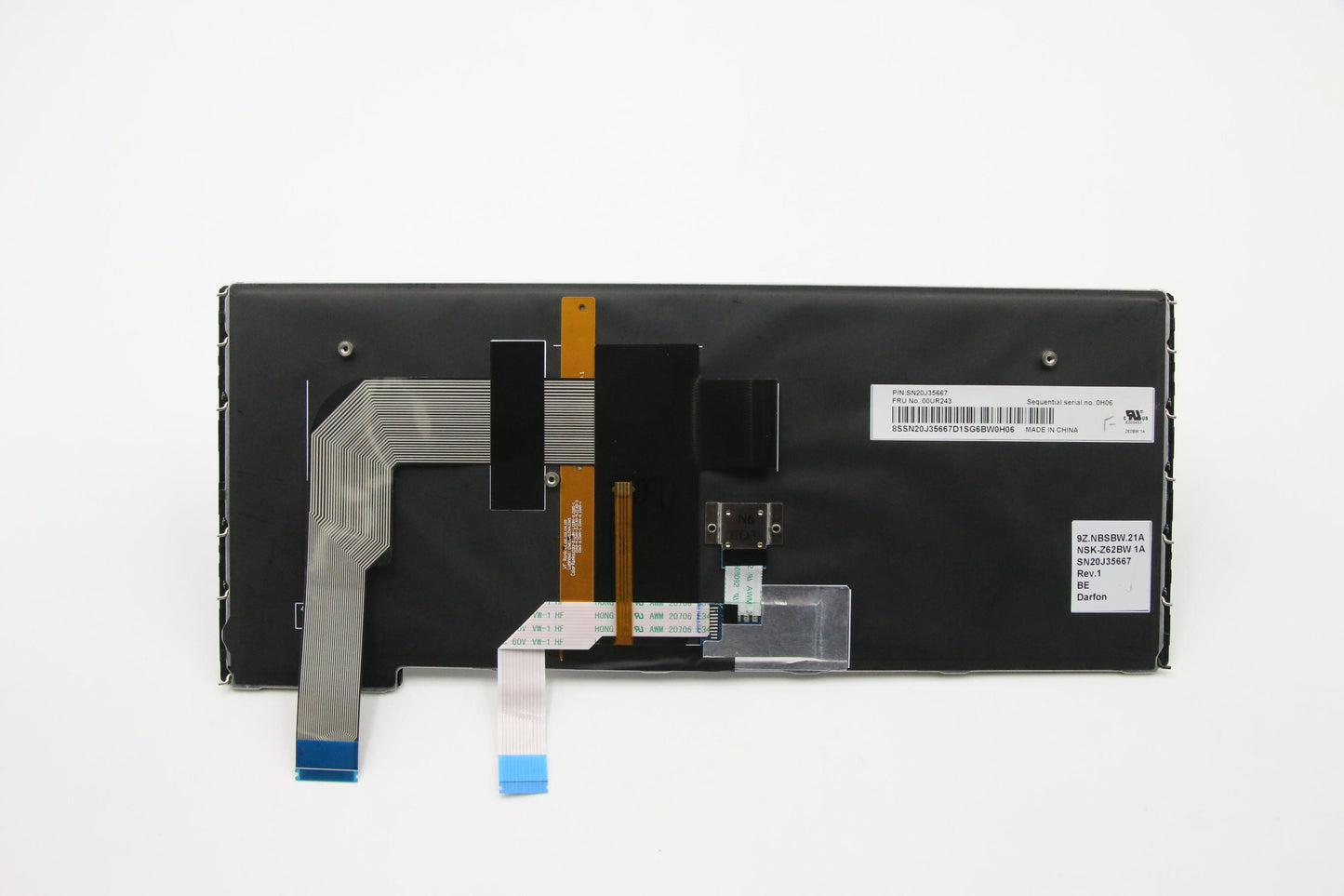 Lenovo Nbkyb Carling Kbd,Be,Dfn - 00UR243
