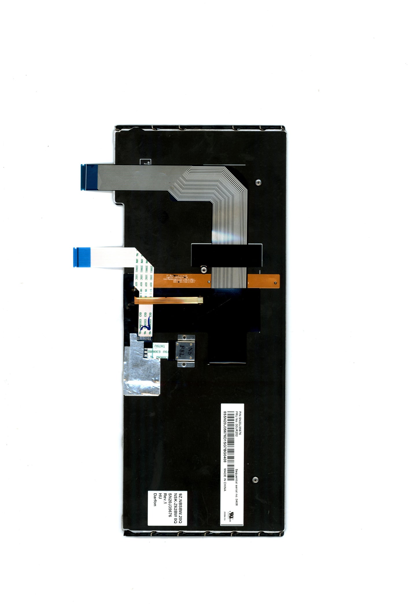 Lenovo Nbkyb Carling Kbd,Hu,Dfn - 00UR252