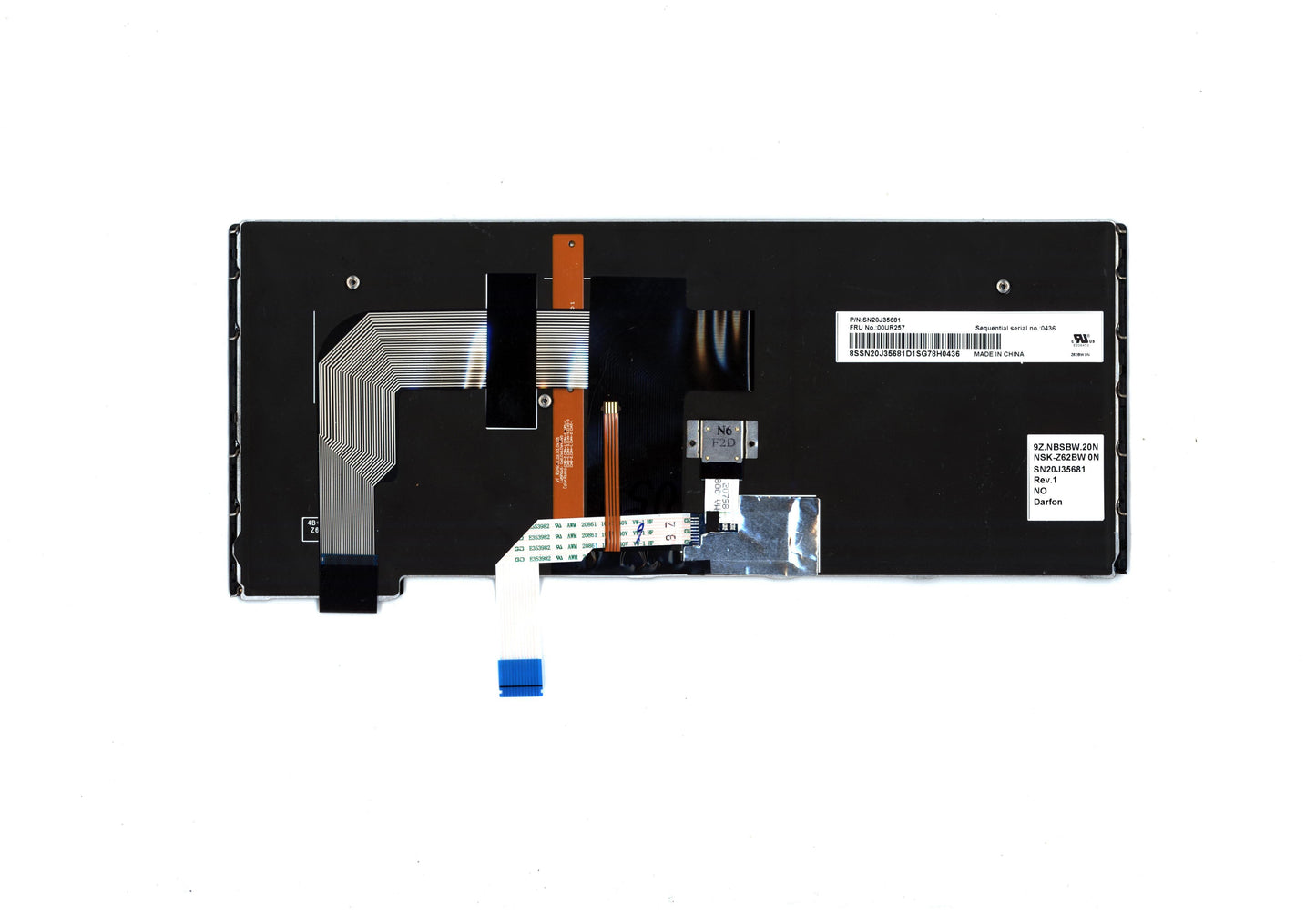 Lenovo Nbkyb Carling Kbd,No,Dfn - 00UR257