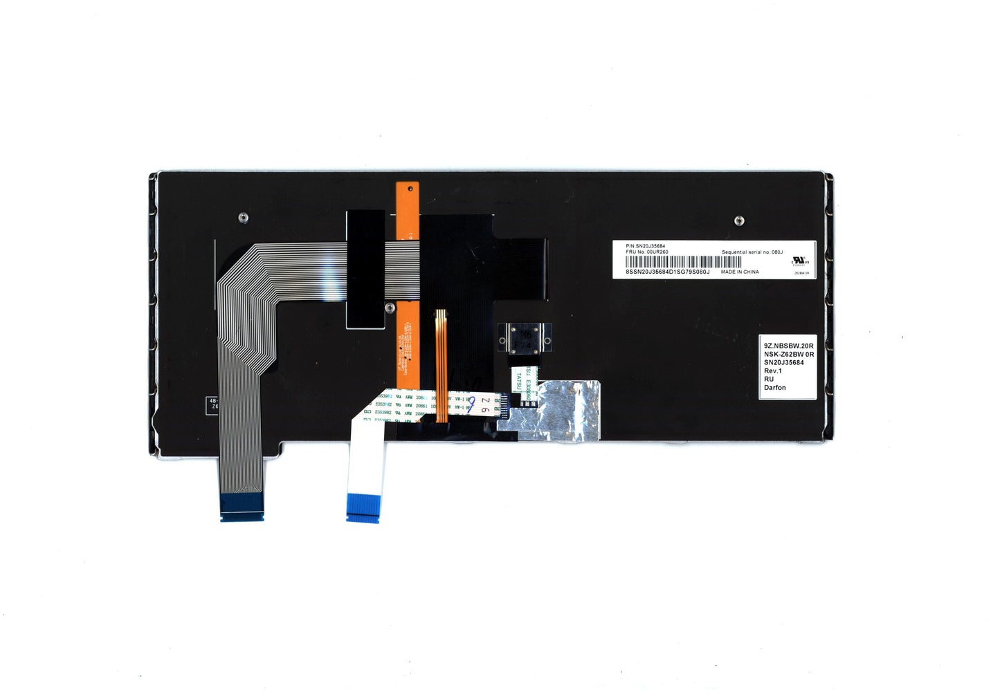 Lenovo Nbkyb Carling Kbd,Ru,Dfn - 00UR260