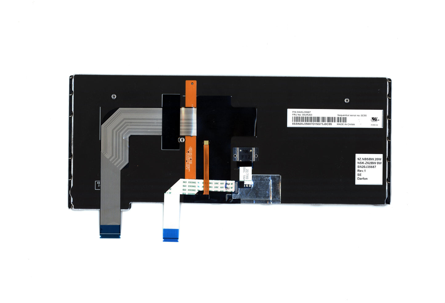 Lenovo Nbkyb Carling Kbd,Se,Dfn - 00UR263