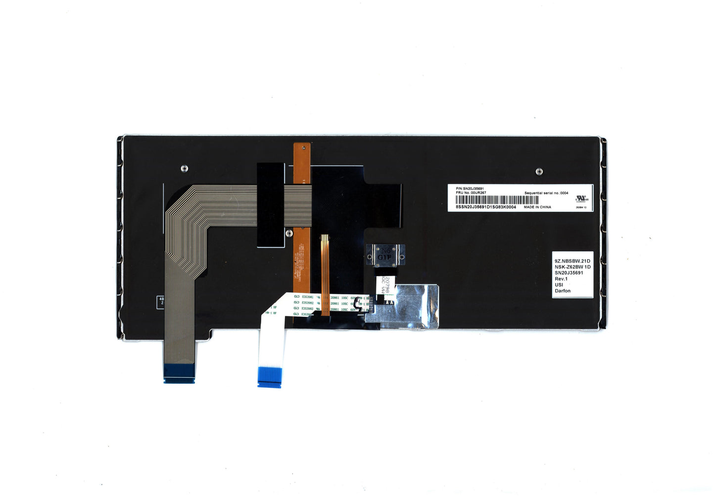 Lenovo Nbkyb Carling Kbd,Usi,Dfn - 00UR267