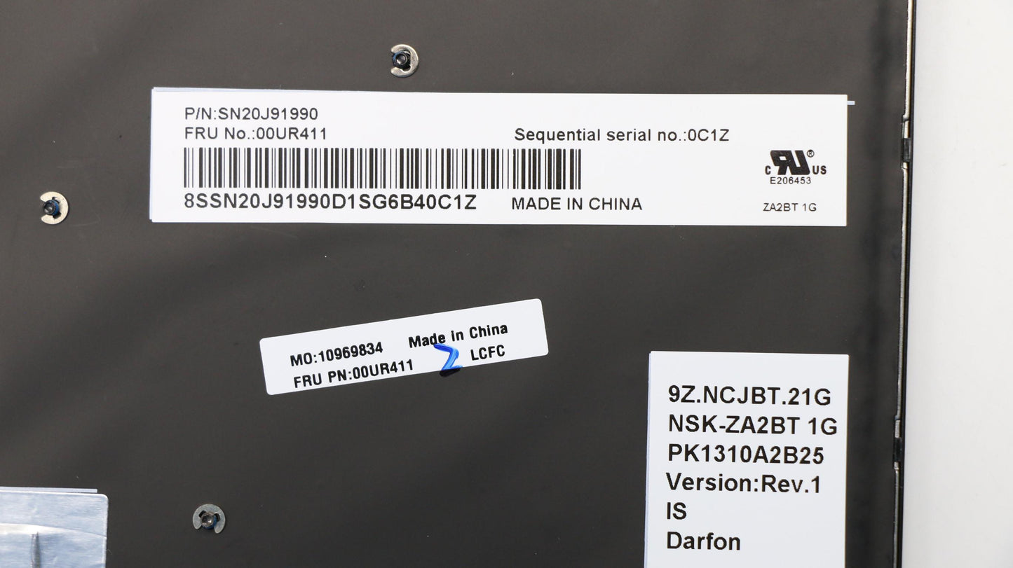 Lenovo Ki Keyboards Internal - 00UR411
