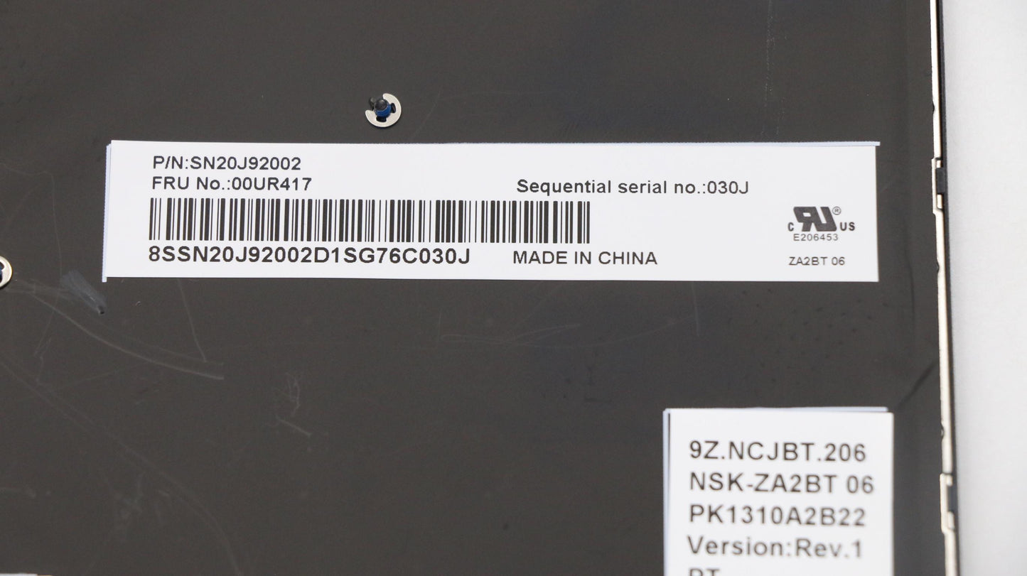 Lenovo Ki Keyboards Internal - 00UR417