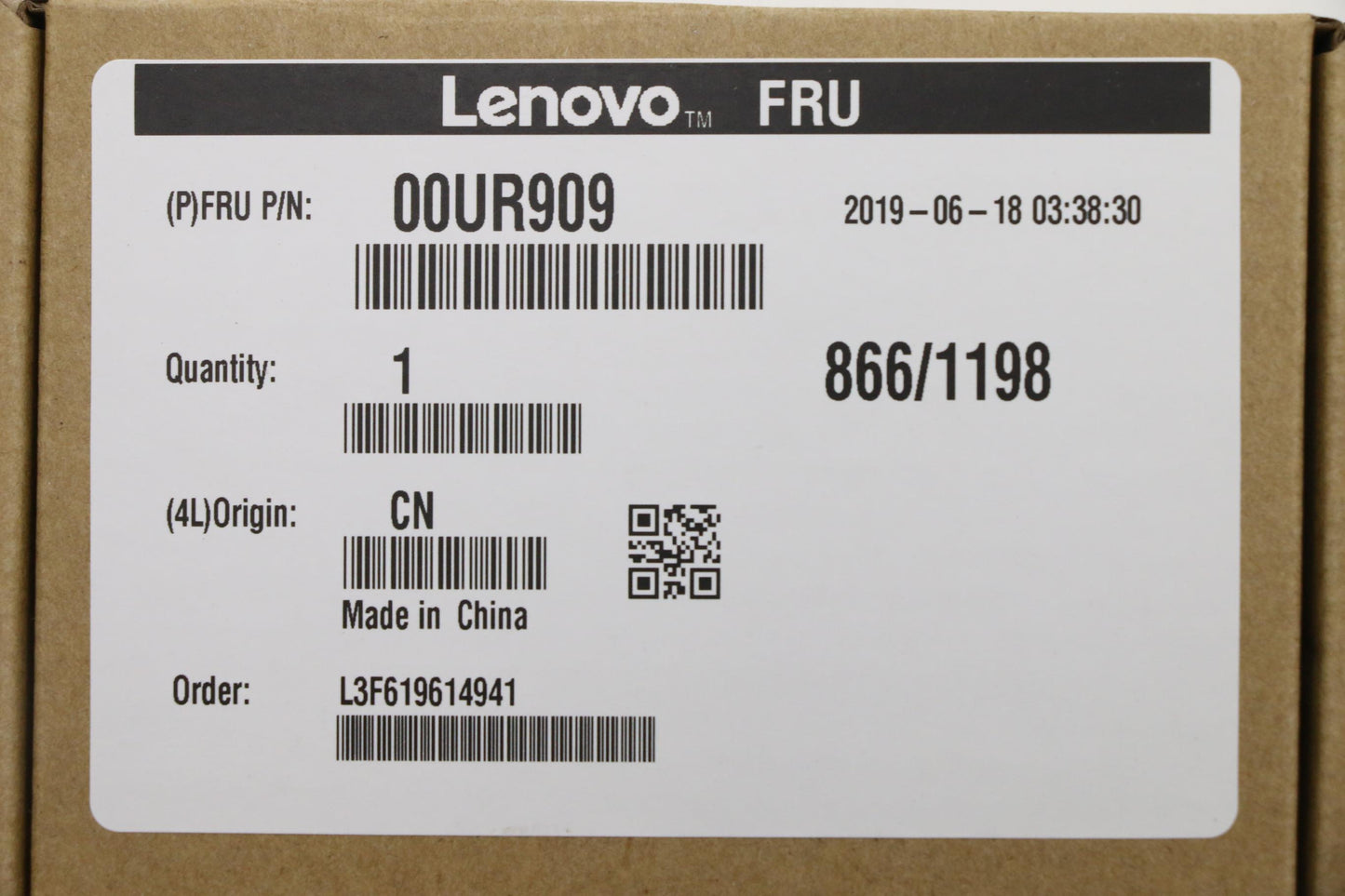 Lenovo Ct Cables Internal - 00UR909