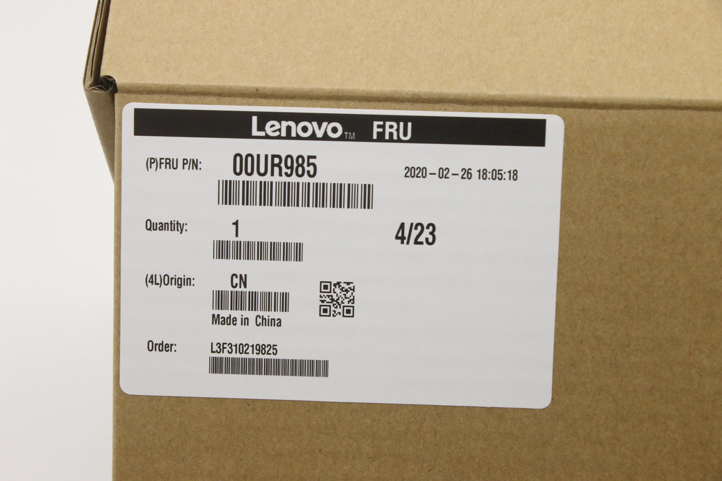 Lenovo Heatsink Uma,Thermal,W/Fan,Del - 00UR985