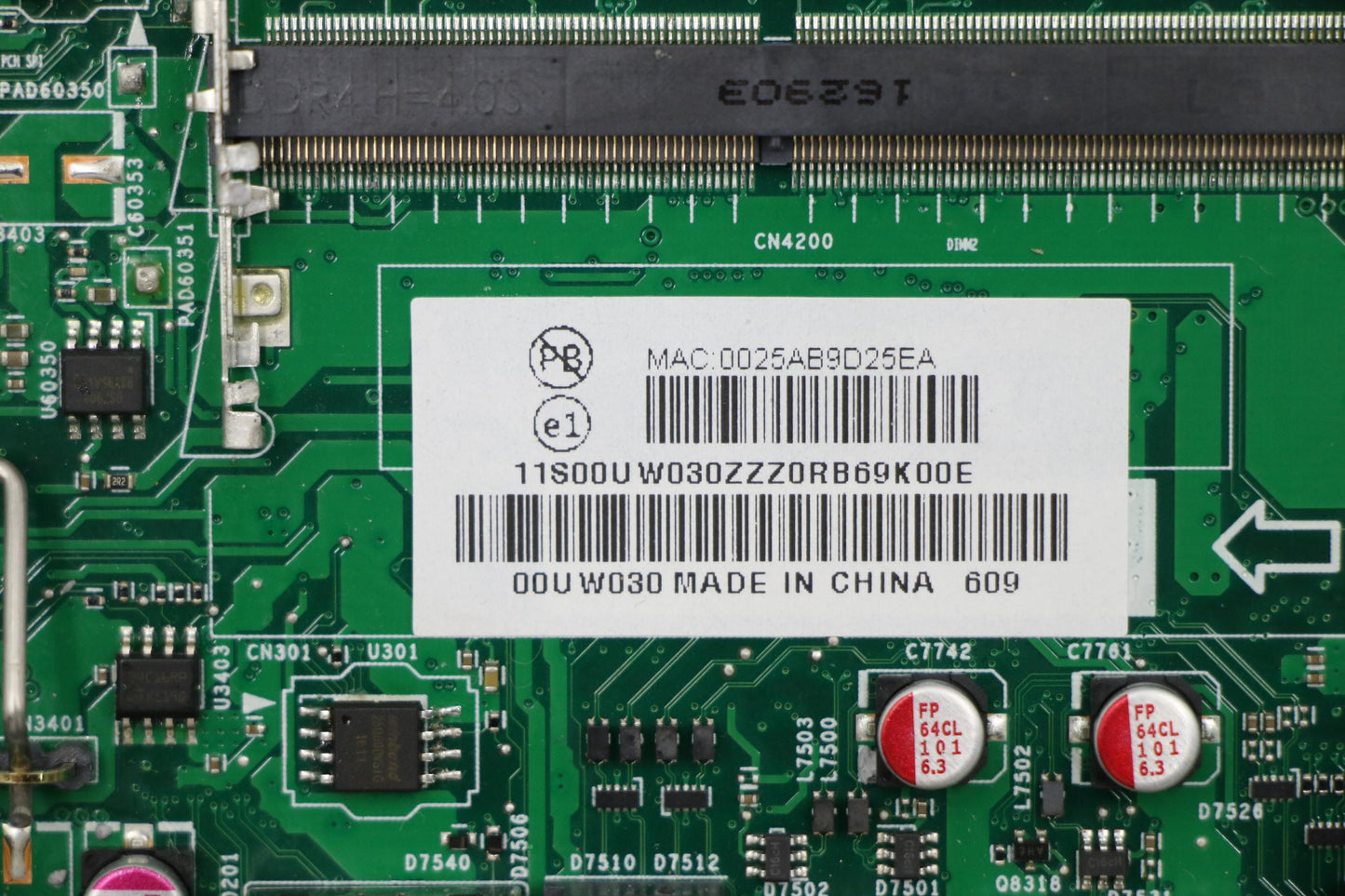 Lenovo 00UW031 Pl System Boards