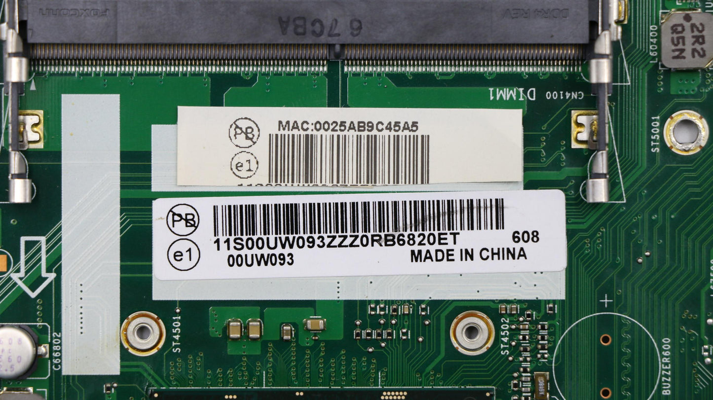 Lenovo Pl System Boards - 00UW093