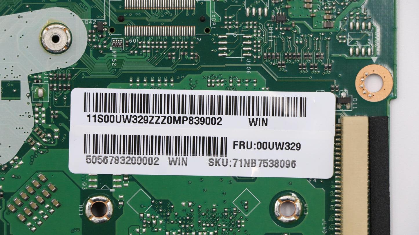 Lenovo Mb Assembly Uma J3710 Win W/Rt - 00UW329