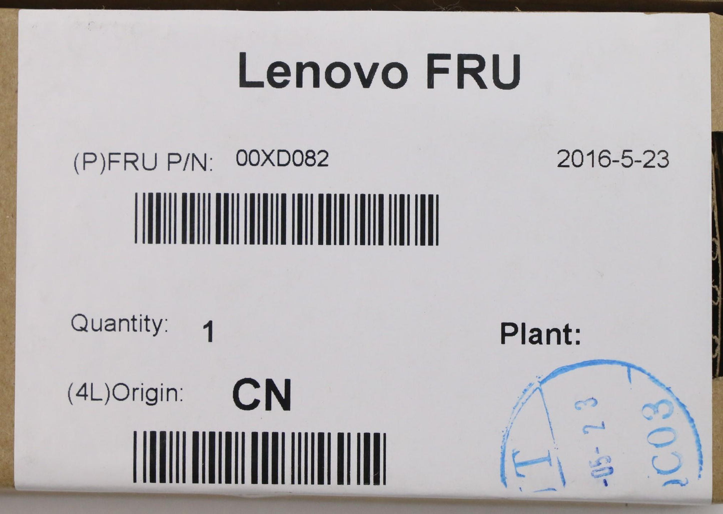 Lenovo Ma Mechanical Assemblies - 00XD082