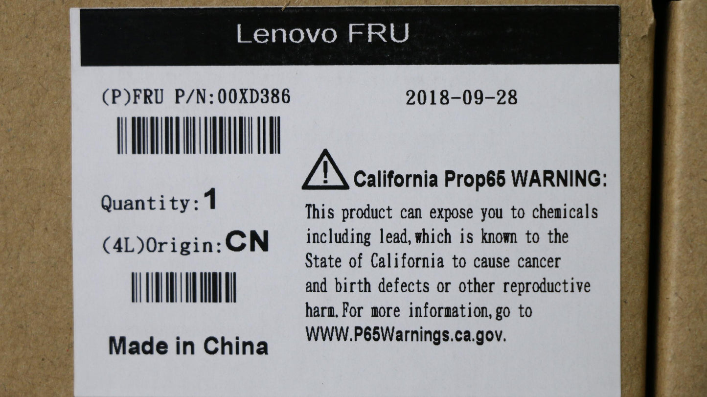Lenovo Ma Mechanical Assemblies - 00XD386