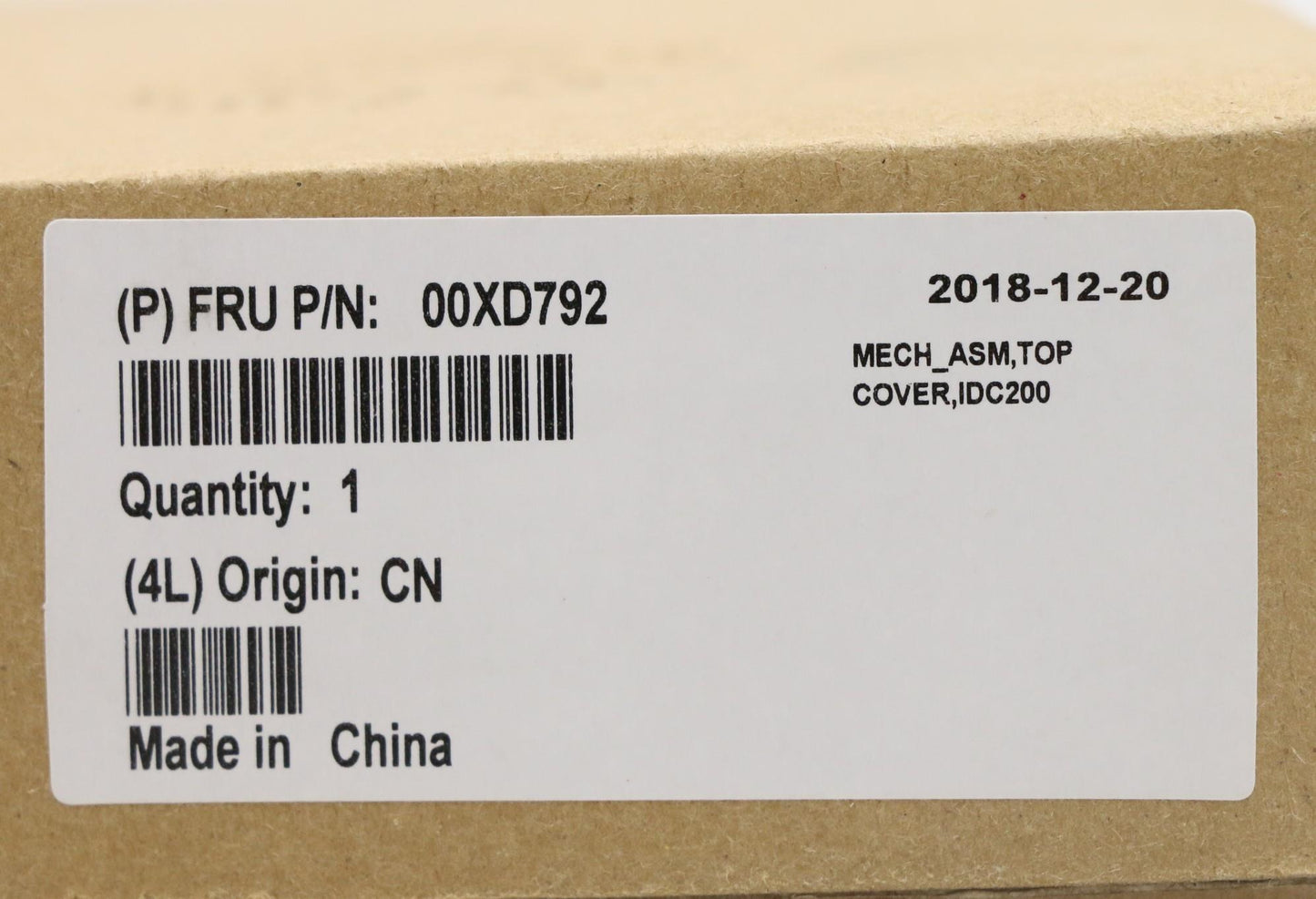 Lenovo Ma Mechanical Assemblies - 00XD792