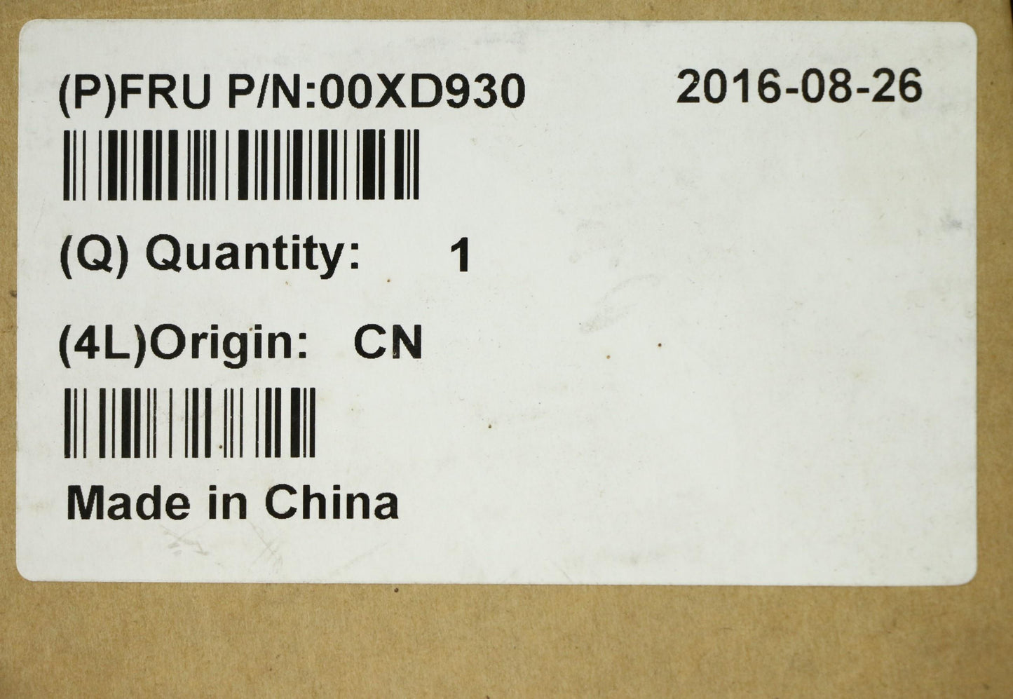 Lenovo Ma Mechanical Assemblies - 00XD930