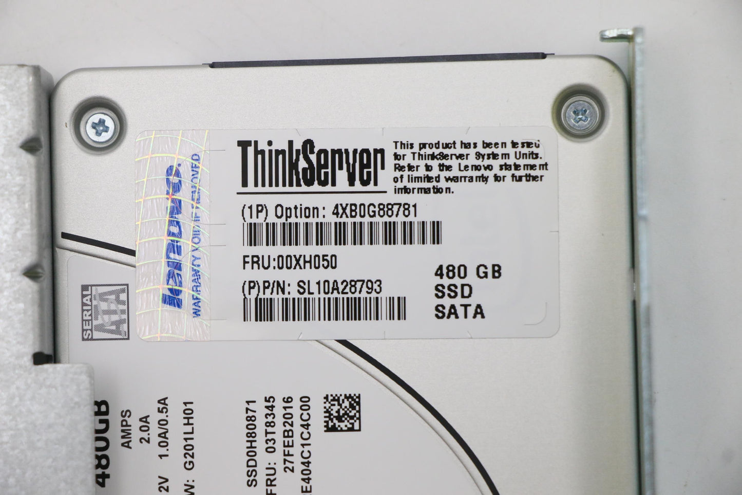 Lenovo Sd Solid State Drives - 00XH050