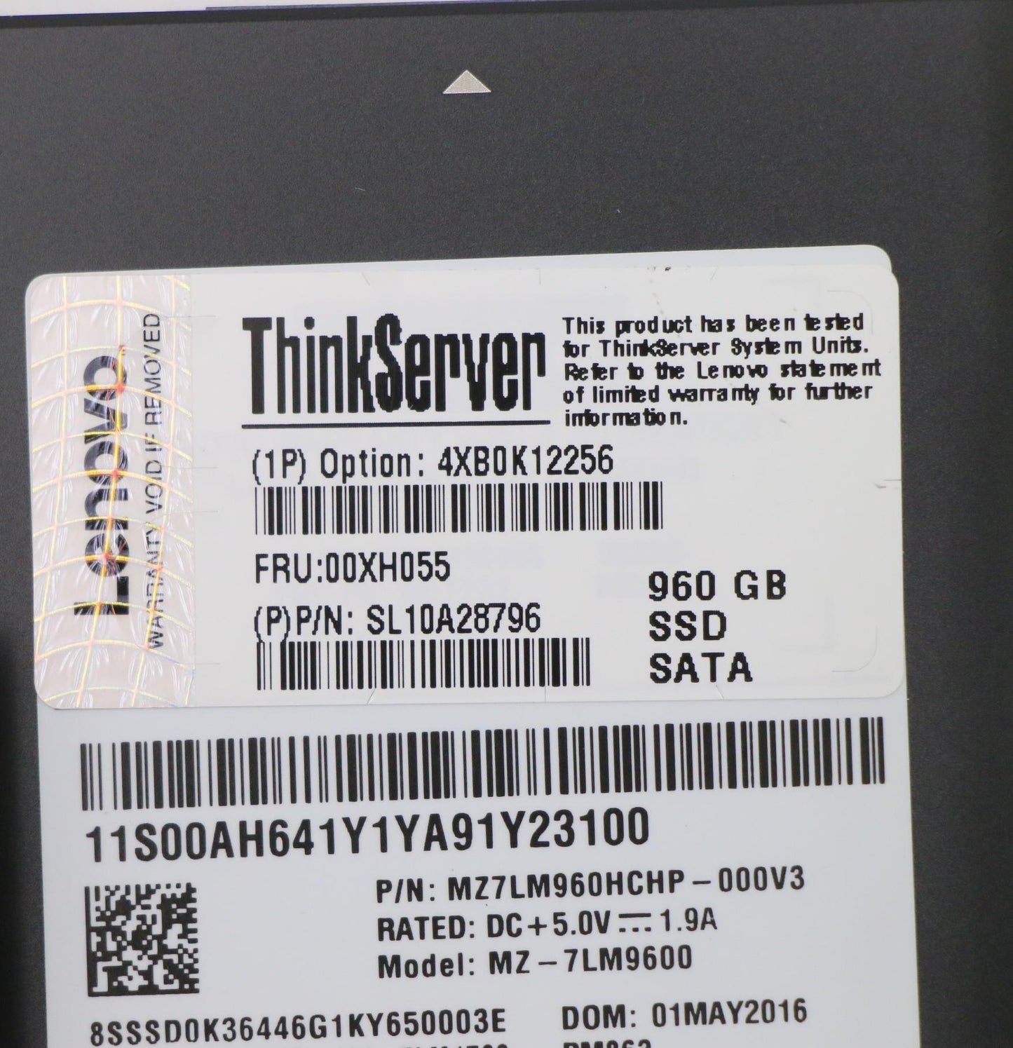 Lenovo Sd Solid State Drives - 00XH055
