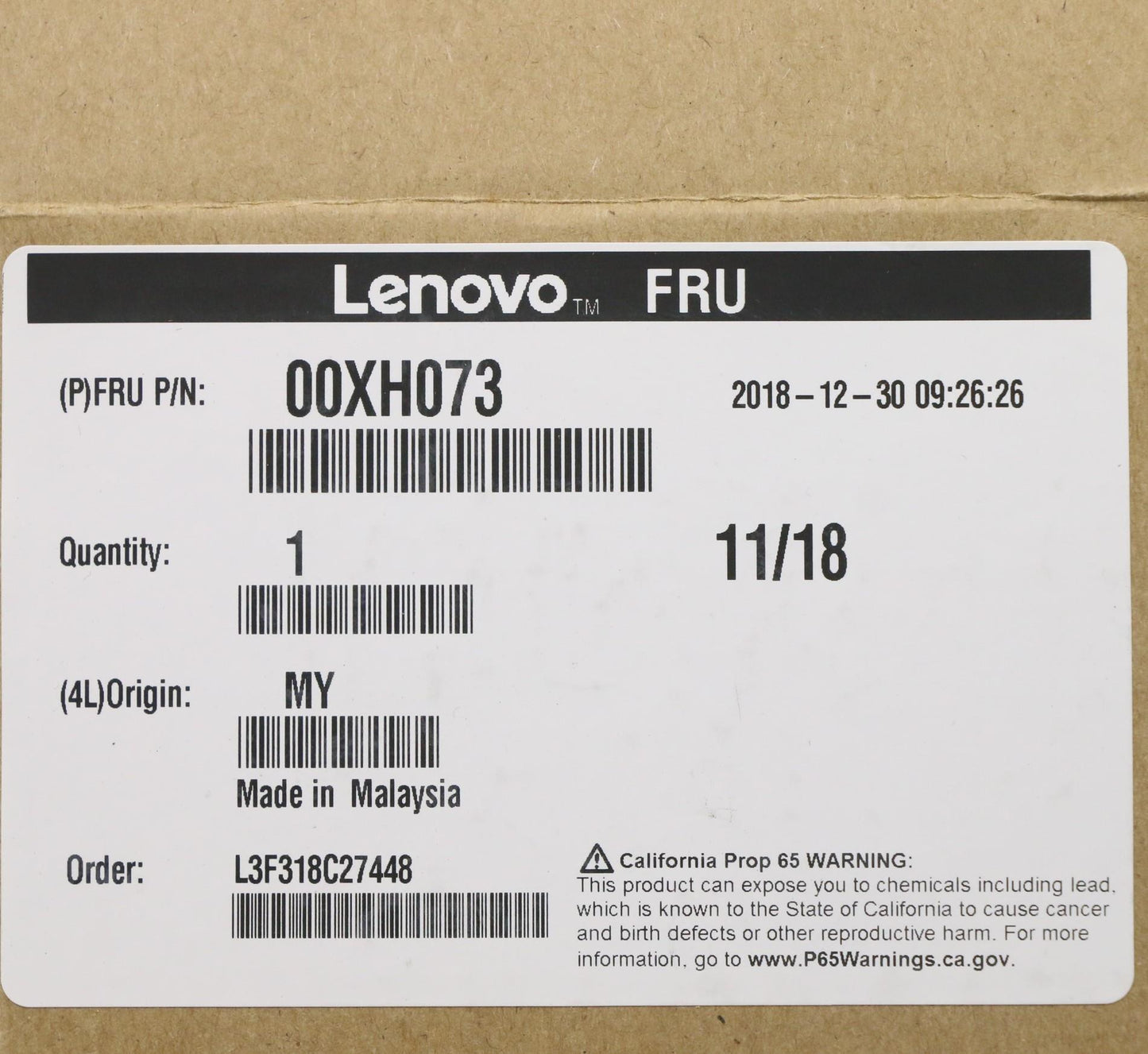 Lenovo Pu Processors - 00XH073