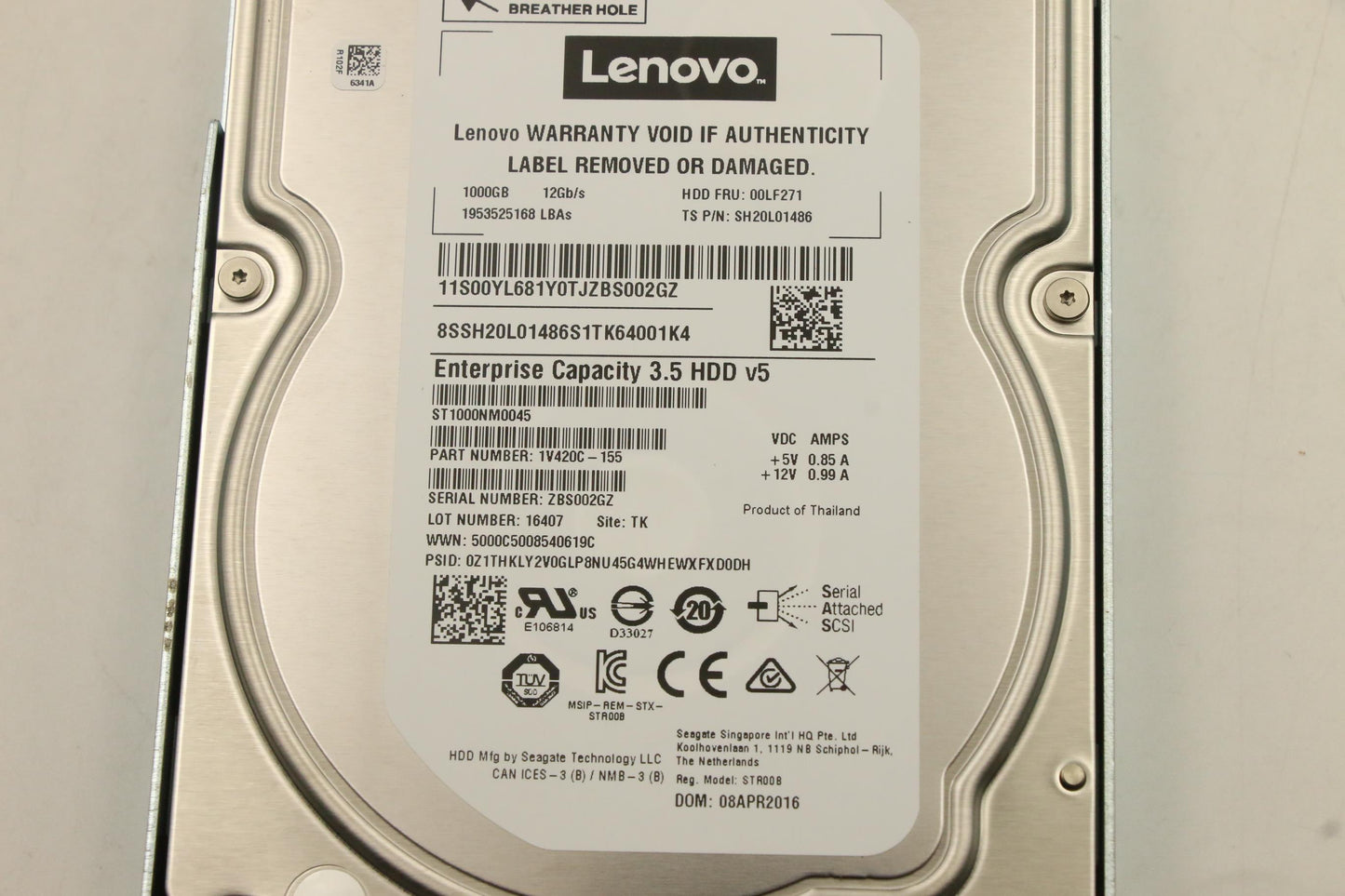 Lenovo 00XH098 Hd Hard Drives