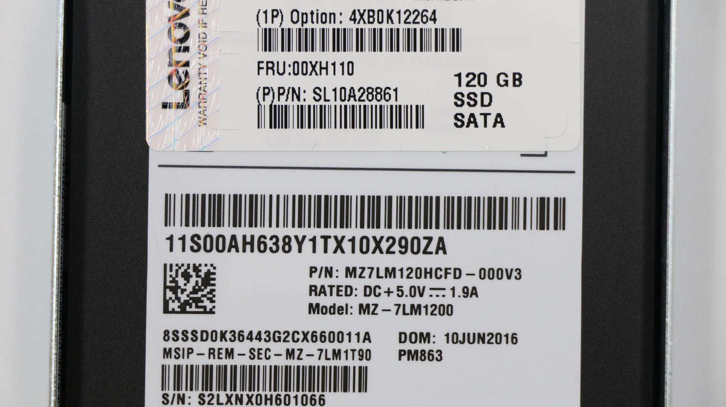 Lenovo Sd Solid State Drives - 00XH110
