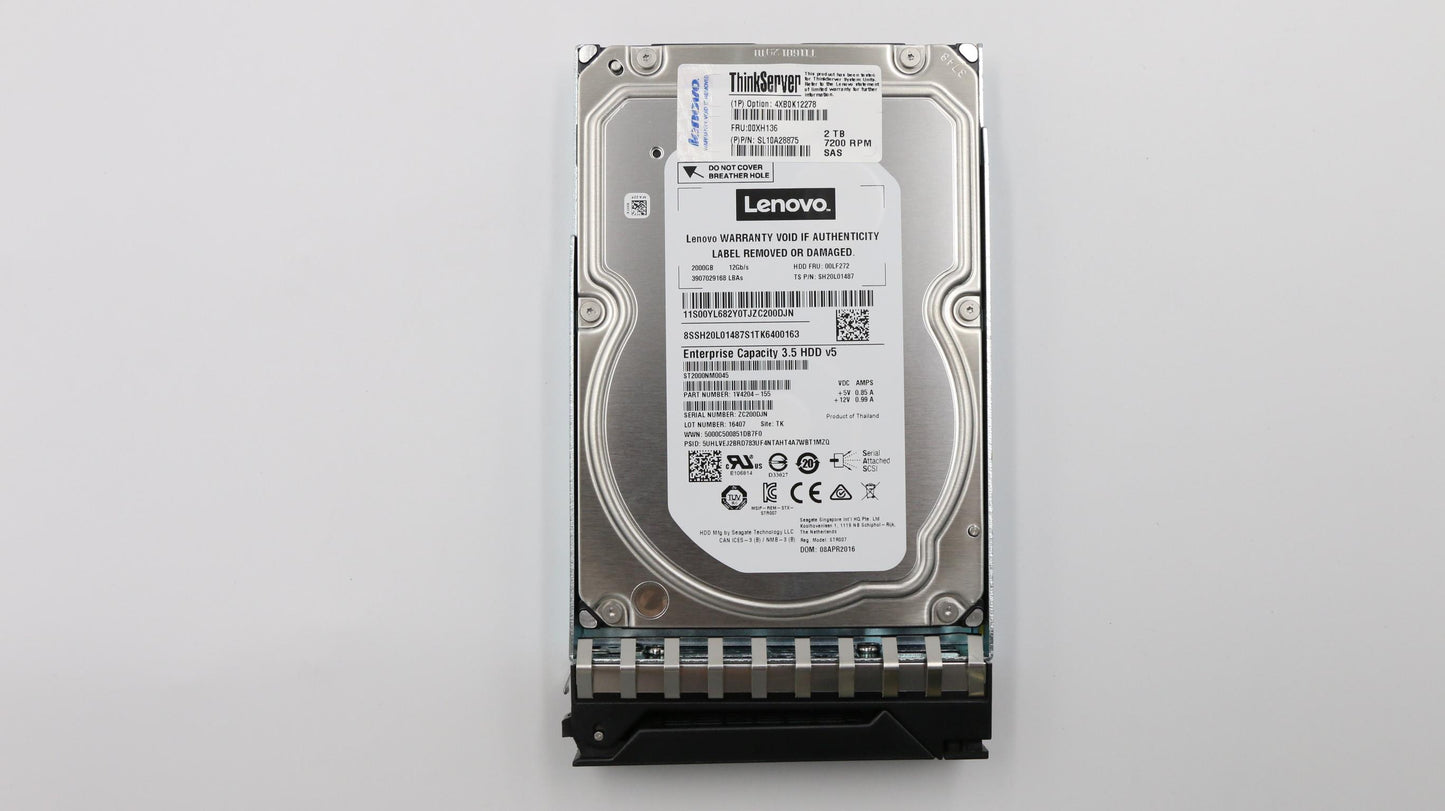 Lenovo 00XH136 Hd Hard Drives