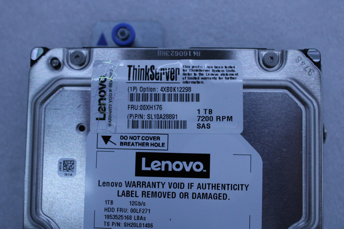 Lenovo Hdd Asm Nhs 1Tb Sas 12Gb/S, 3. - 00XH176