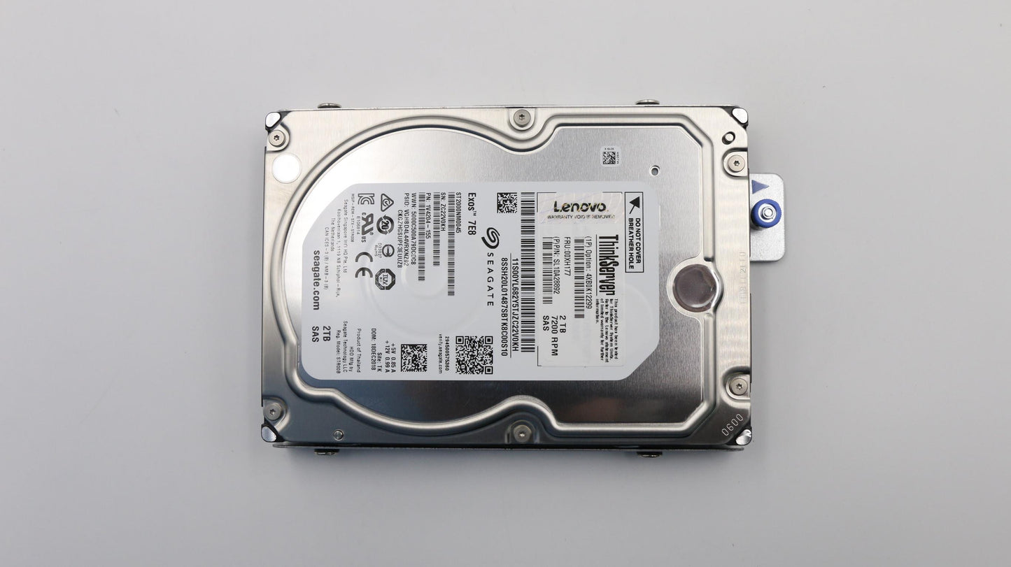 Lenovo Hdd Asm Nhs 2Tb Sas 12Gb/S, 3. - 00XH177