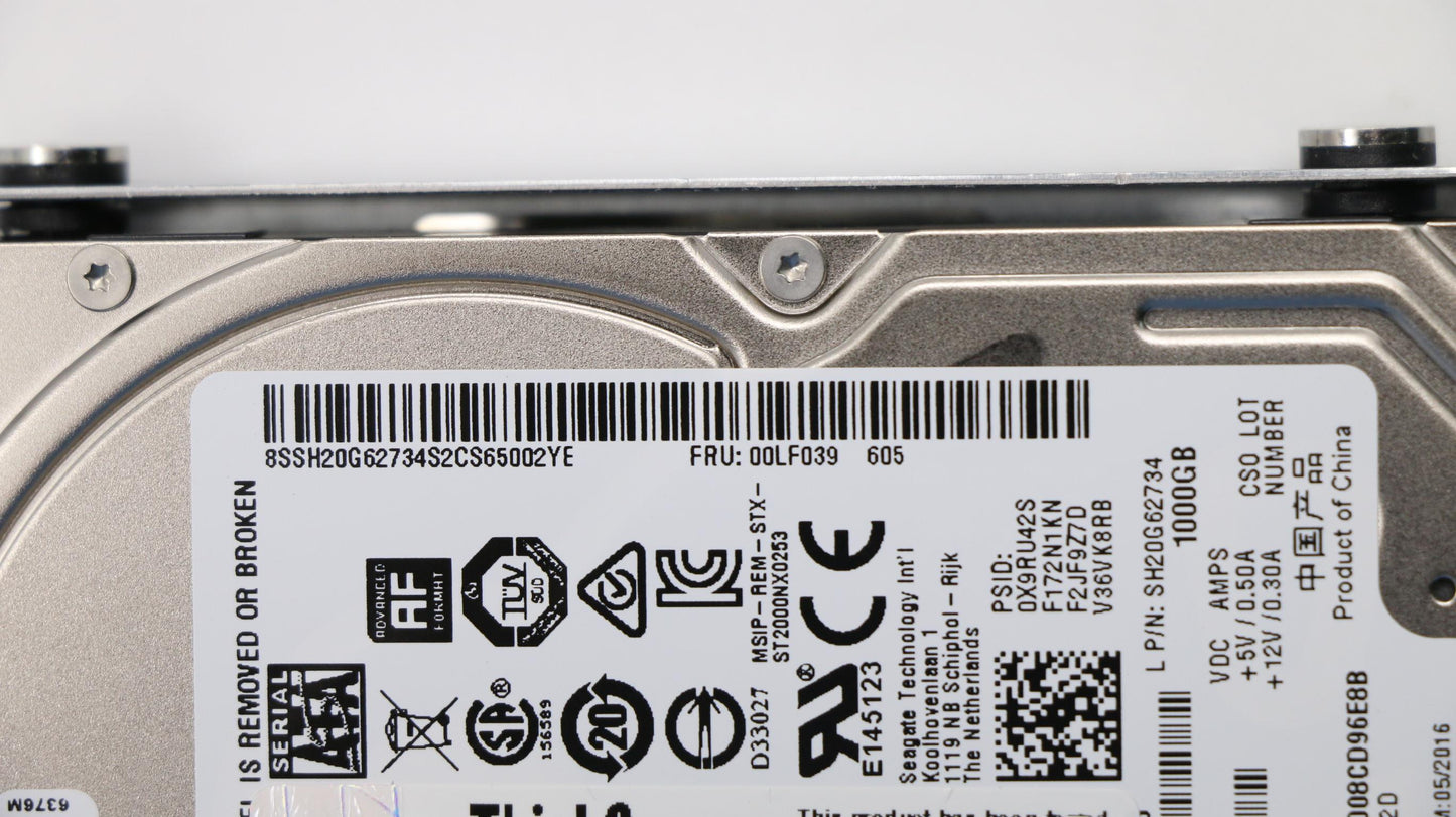 Lenovo 00XH179 Hd Hard Drives