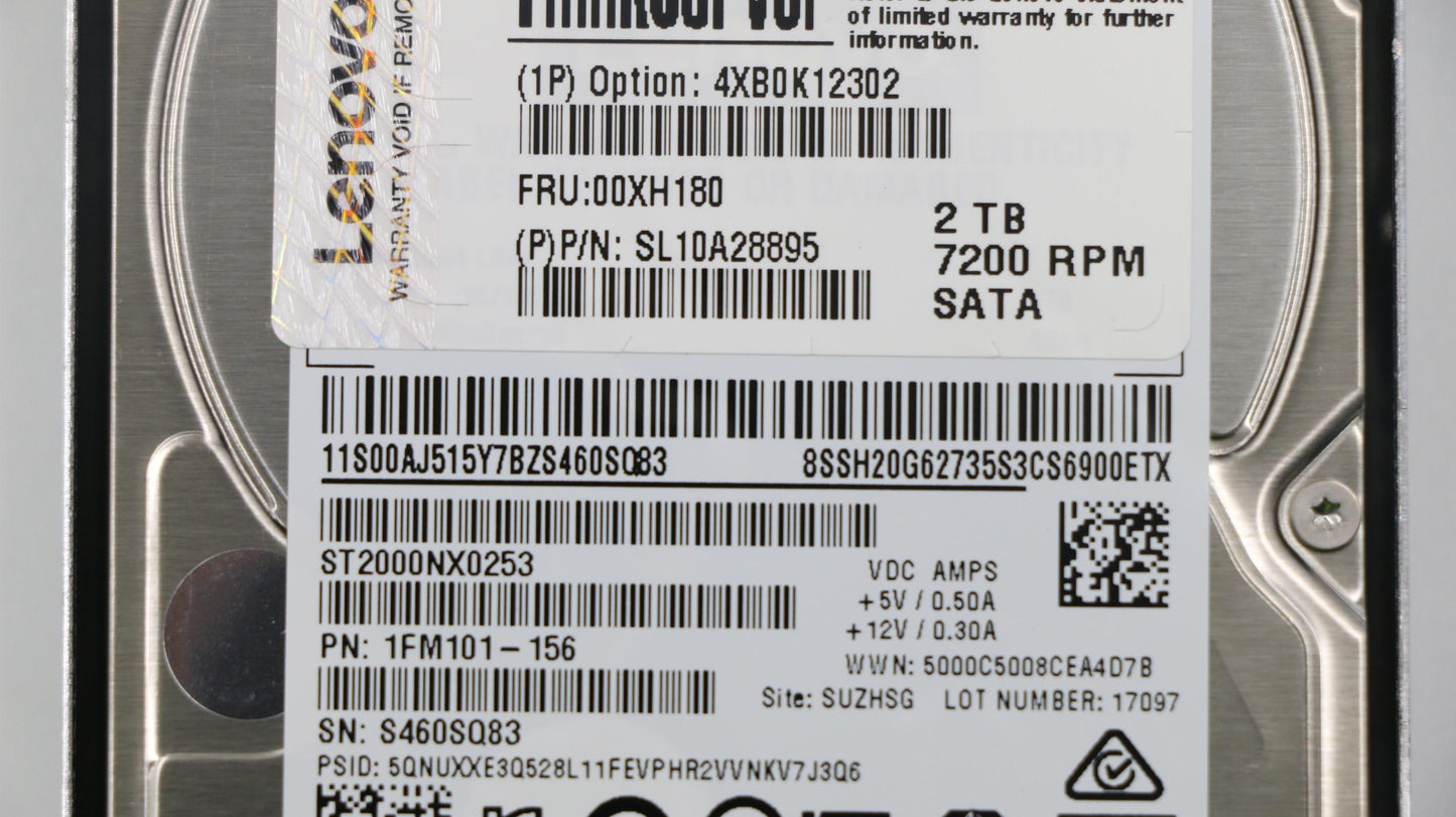 Lenovo 00XH180 Hd Hard Drives