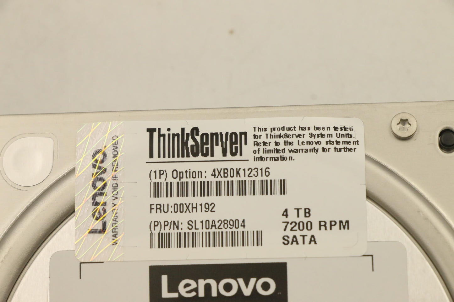 Lenovo 00XH192 Hd Hard Drives