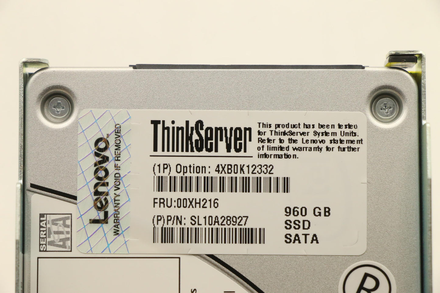 Lenovo Ssd Asm 960G 6G Sata 2.5-Inch - 00XH216