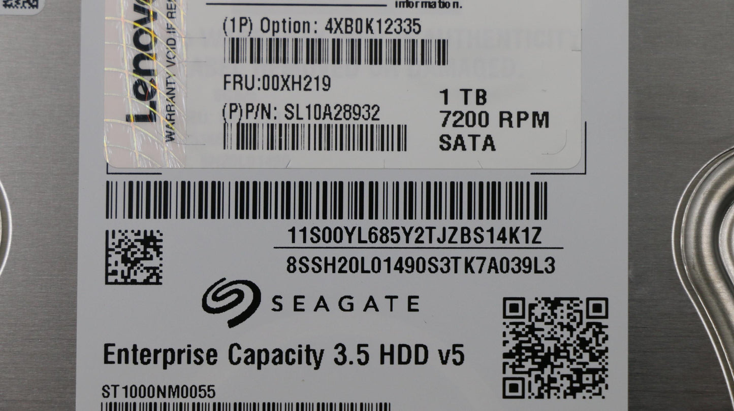 Lenovo Hdd Asm Nhs 1Tb Sata 7200 6Gb/ - 00XH219