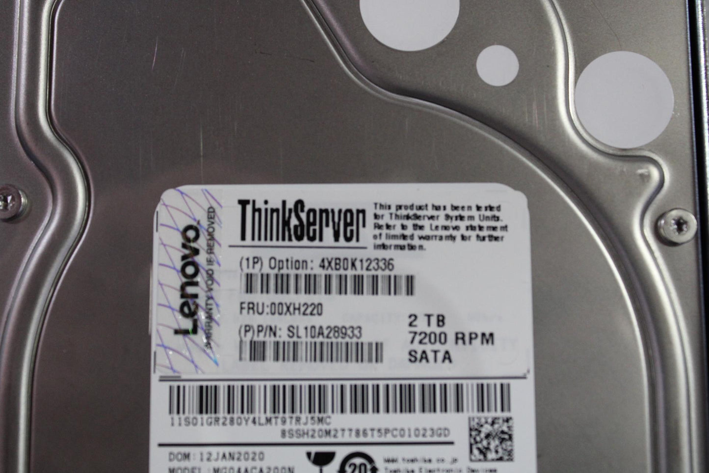 Lenovo Hdd Asm Nhs 2Tb Sata 7200 6Gb/ - 00XH220