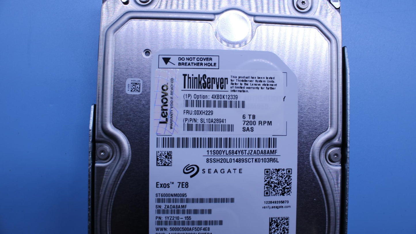 Lenovo Hdd Asm Hs 6Tb Sas 7200 Rpm,12 - 00XH229