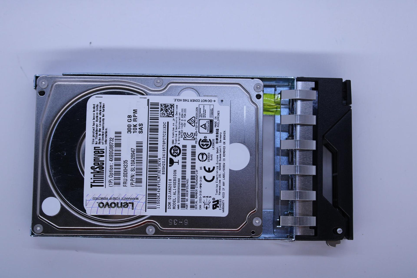 Lenovo Hdd Asm Hs 300Gb Sas 10K, 12Gb - 00XH235