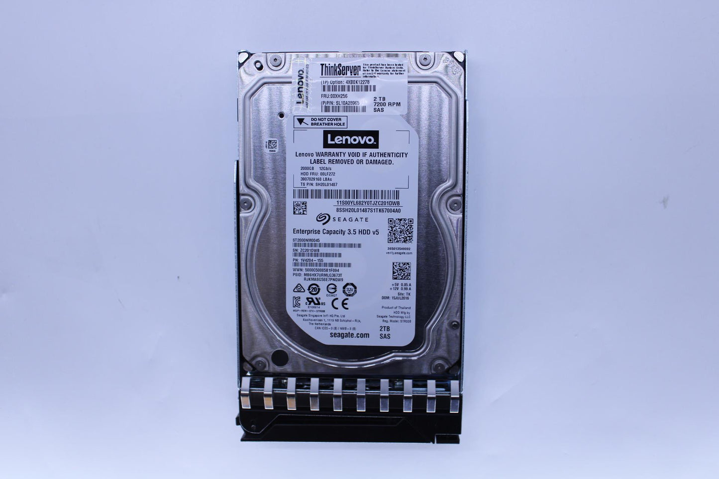 Lenovo Hdd Asm Hs 2Tb Sas 7200 12G 3. - 00XH256