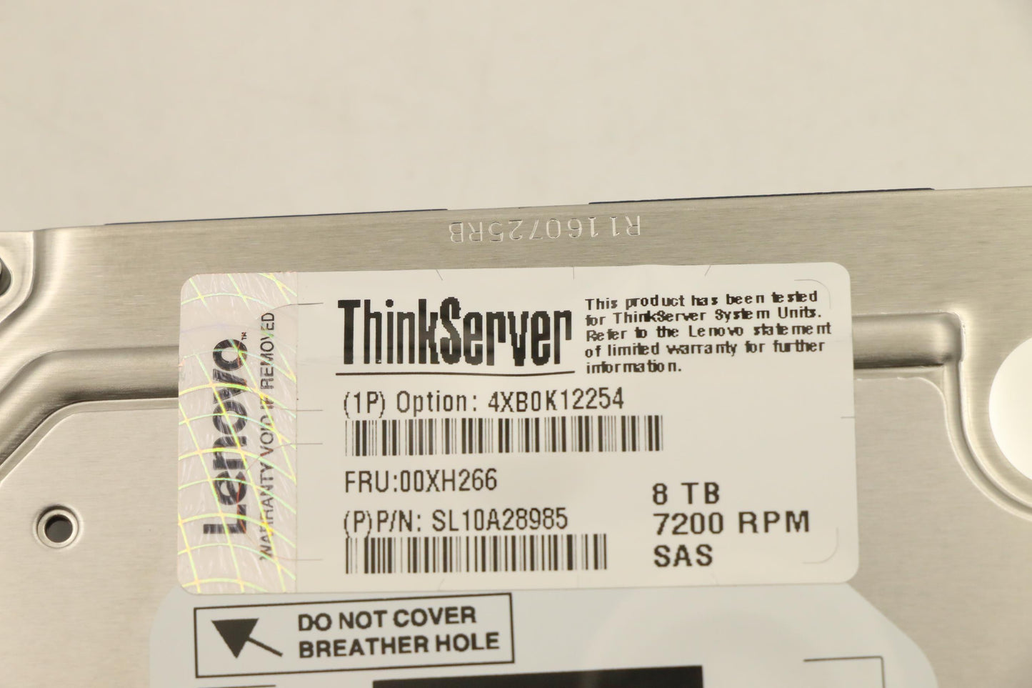 Lenovo Hs8Tbsas512E7.2K12G3.5Hdd - 00XH266
