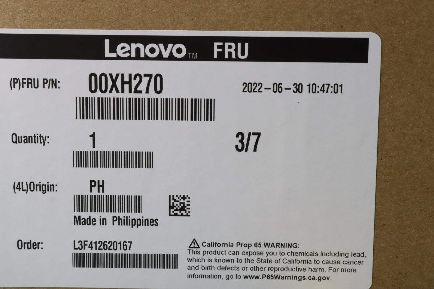 Lenovo Hs600Gbsas15K12G2.5Hdd - 00XH270