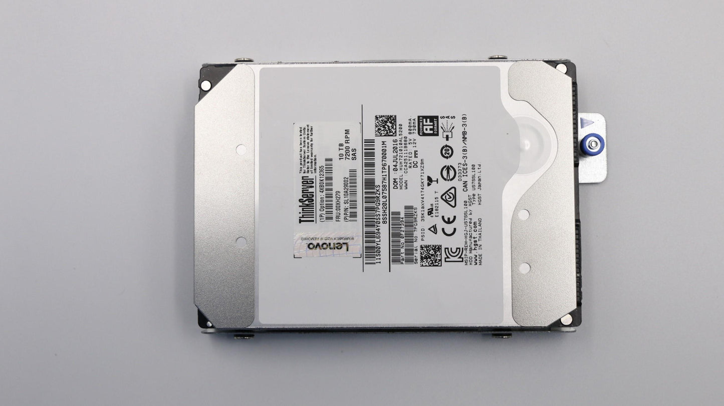 Lenovo Hdd Asm Nhs 512E 10Tb Sas 12G - 00XH279