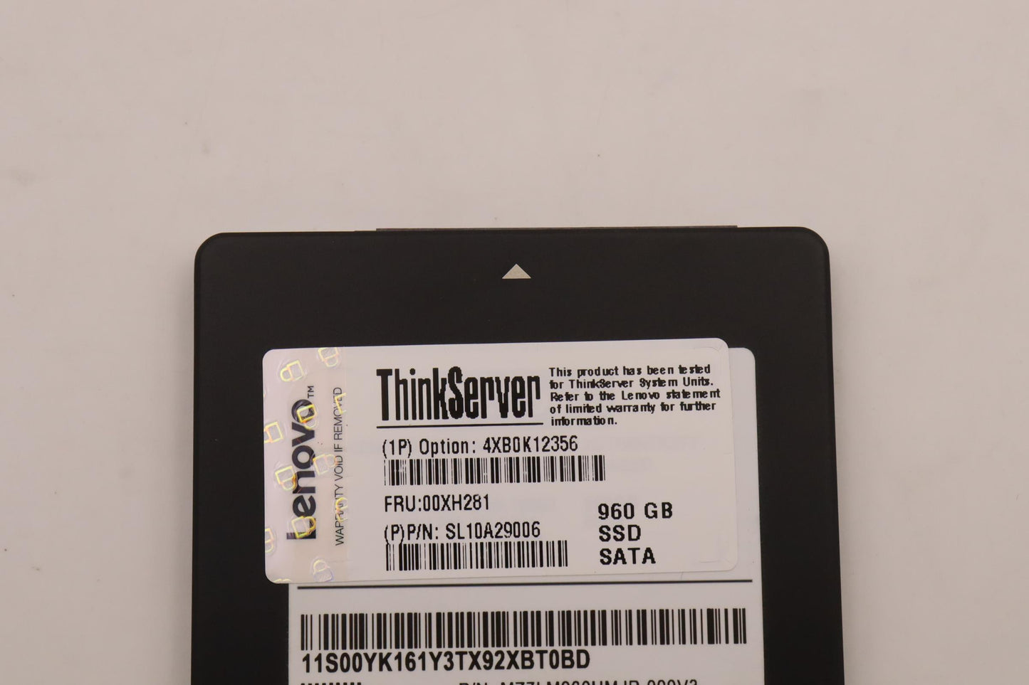 Lenovo Ssd Asm Nhs 960Gb 6Gb Sata 2.5 - 00XH281