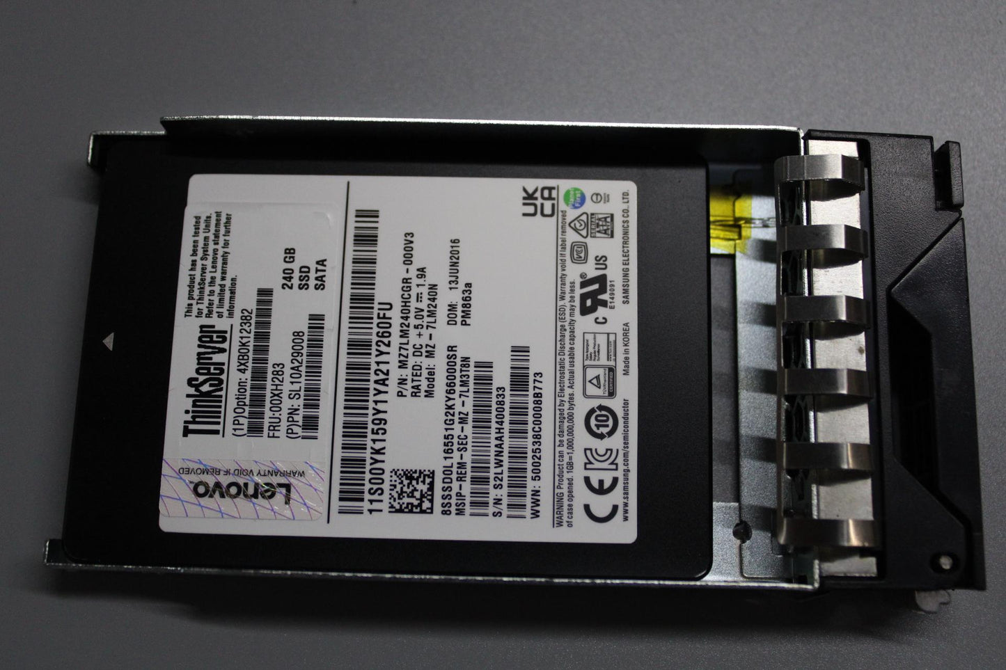 Lenovo Ssd Asm Nhs 240Gb 6Gb Sata 2.5 - 00XH283
