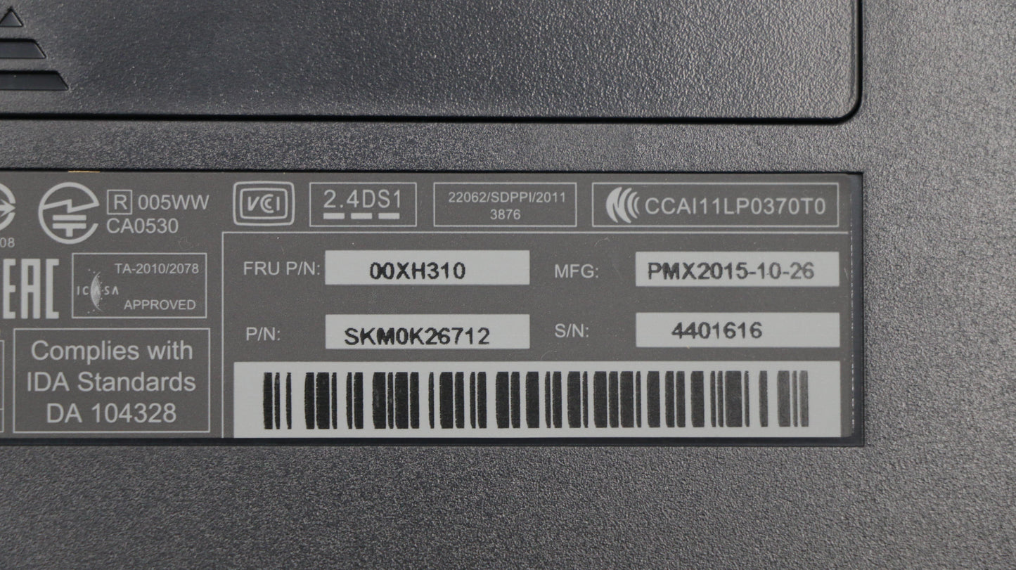 Lenovo Kb Keyboards External - 00XH310