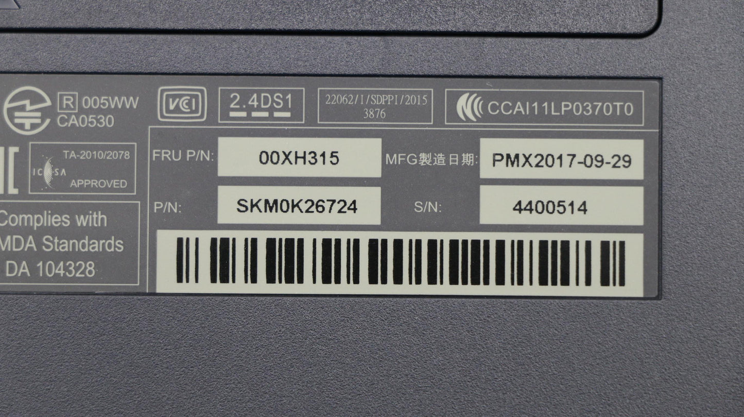 Lenovo Kb Keyboards External - 00XH315