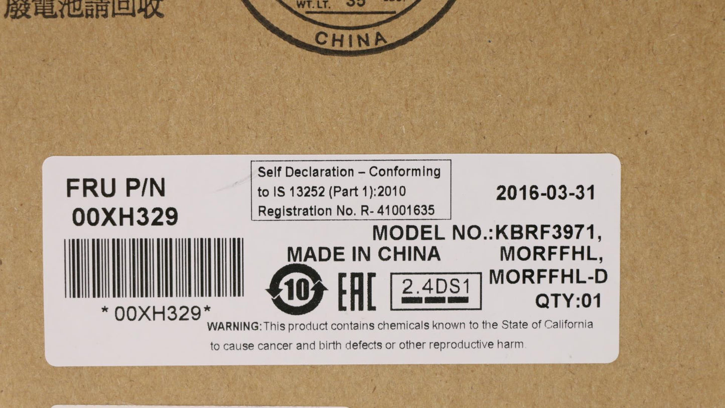 Lenovo Kb Keyboards External - 00XH329