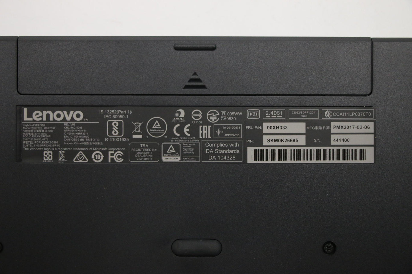 Lenovo Kb Keyboards External - 00XH333