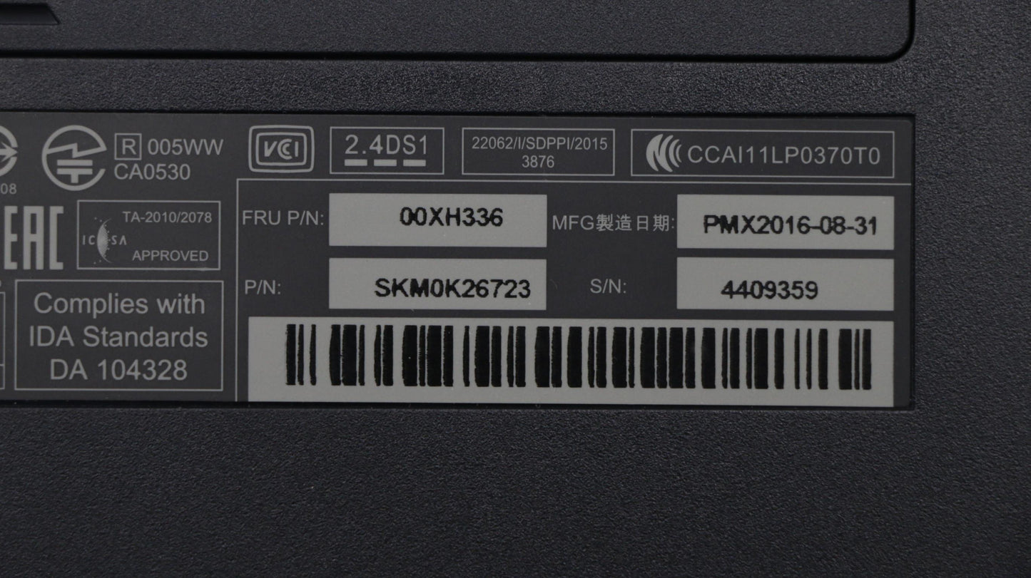 Lenovo Kb Keyboards External - 00XH336