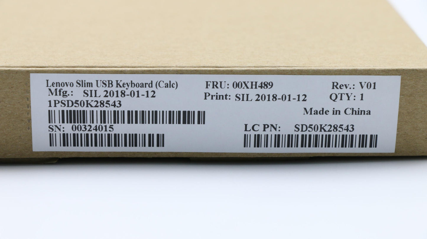 Lenovo Kb Keyboards External - 00XH489