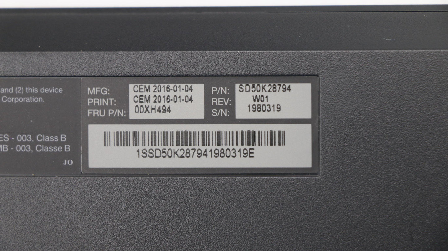 Lenovo Kb Keyboards External - 00XH494