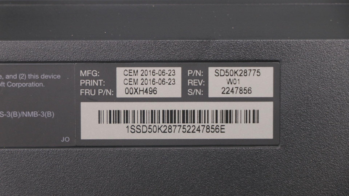 Lenovo Kb Keyboards External - 00XH496