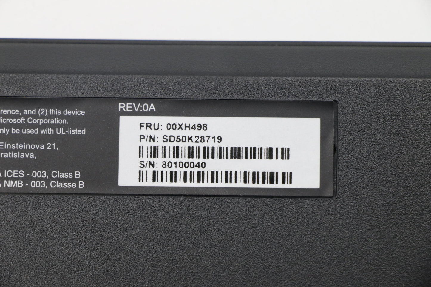 Lenovo Kb Keyboards External - 00XH498