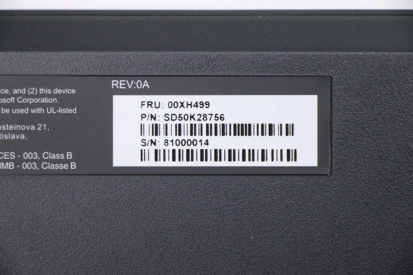 Lenovo Kb Keyboards External - 00XH499