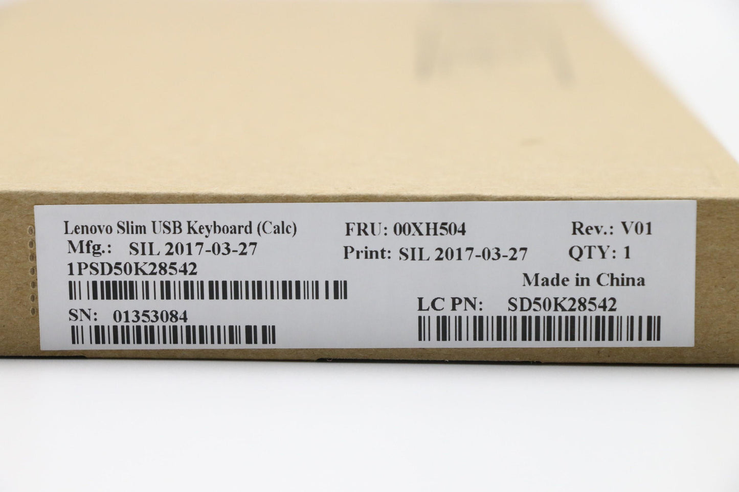 Lenovo Kb Keyboards External - 00XH504